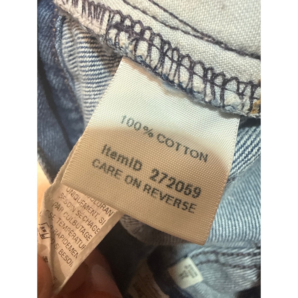Vintage L.L.Bean Women's Jeans 14 Regular Original Fit Blue Denim Straight Leg - Picture 3 of 8